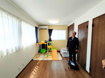 【ブログ】N邸子供部屋間仕切壁(明石市)