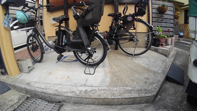 自転車転倒防止工事 明石市