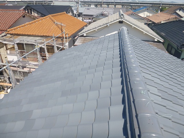 屋根瓦葺き替え工事 明石市