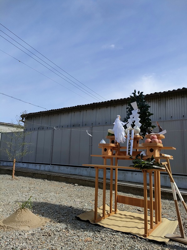 【ブログ】夫婦の終の住みかとして　木の家平屋の地鎮祭