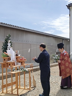 地鎮祭　写真