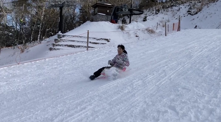 【ブログ】峰山高原スキー場で初スキー