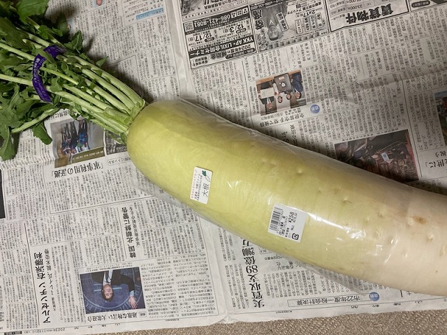 【ブログ】超ビッグな大根！