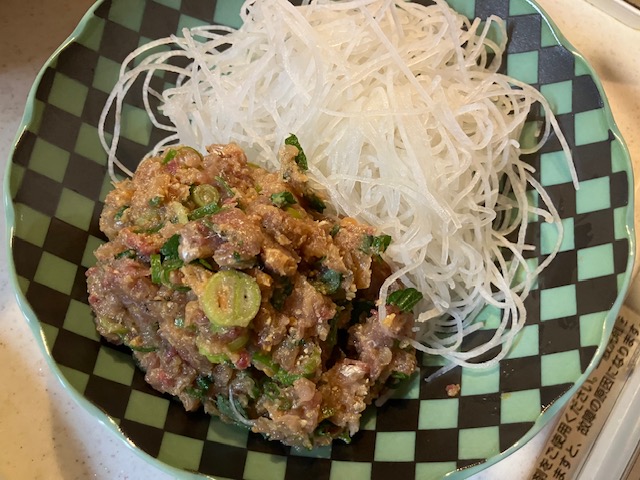 【ブログ】自作なめろうと西明石のお魚が美味しいお店「和処 魚笑(ととえ)」🐟🐙