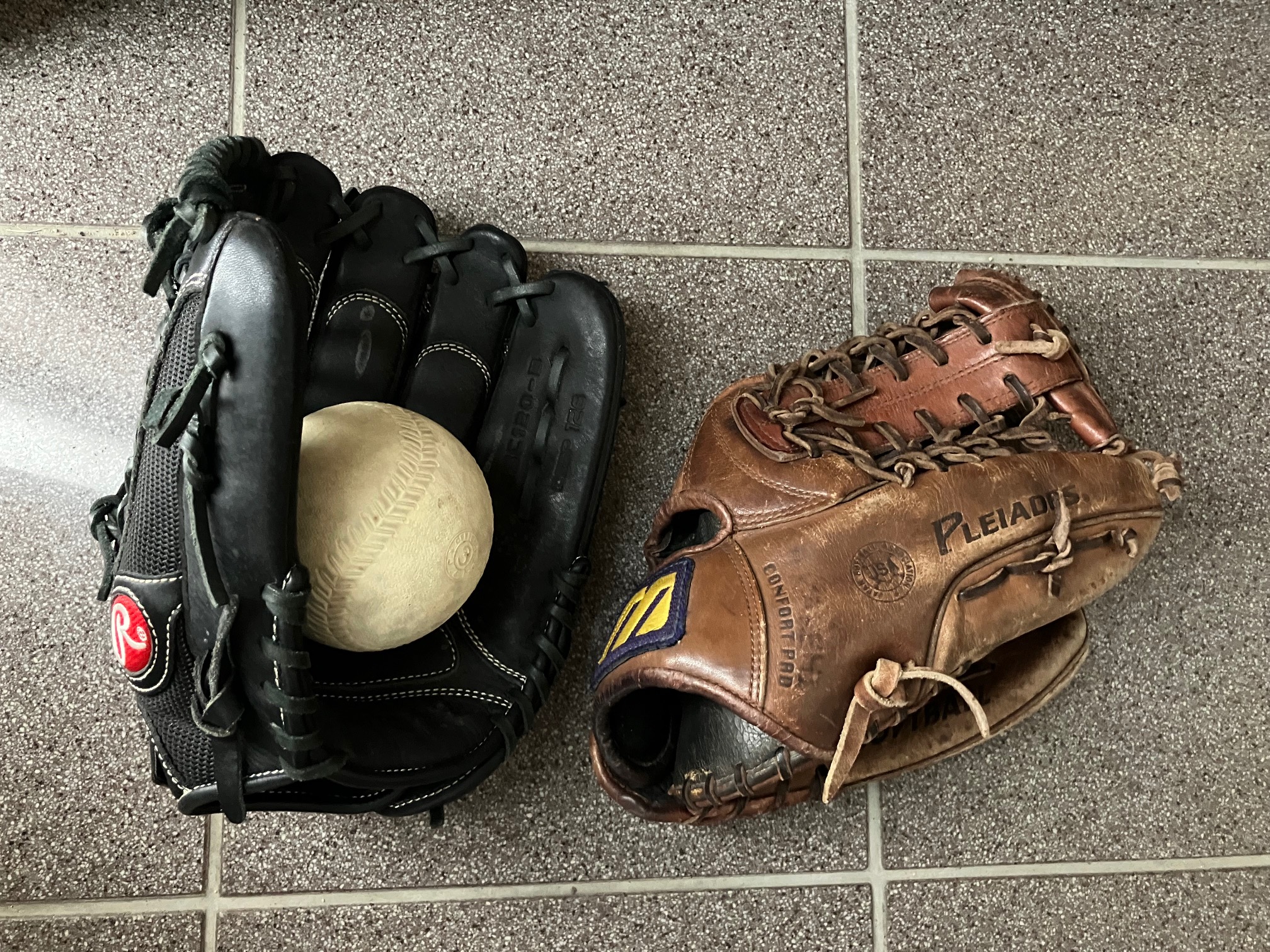 ソフトボールのグローブ