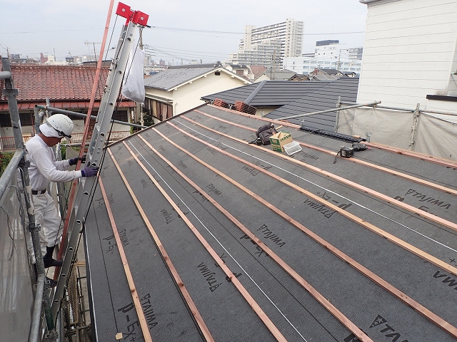 屋根の改修