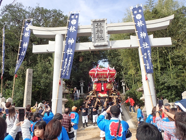 林神社の秋祭り