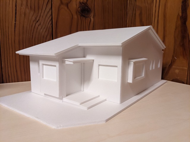 【ブログ】平屋の注文住宅　模型の作成