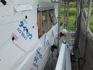 木の家新築の現場から(高砂市)