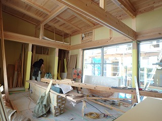 木の家新築の現場から(高砂市)