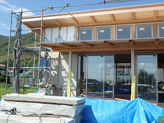 木の家新築の現場から(高砂市)