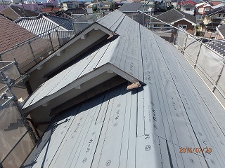 屋根の葺き替え（明石市）