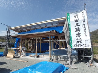 Mさんの家新築工事の現場から（高砂市）