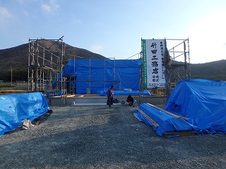 Mさんの家新築工事 上棟(高砂市)