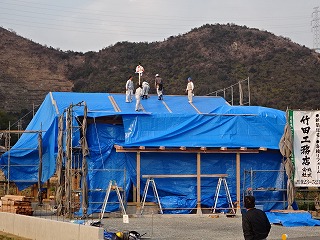 Mさんの家新築工事 上棟(高砂市)