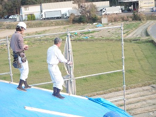 Mさんの家新築工事 上棟(高砂市)