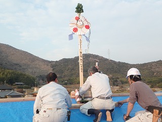 Mさんの家新築工事 上棟(高砂市)