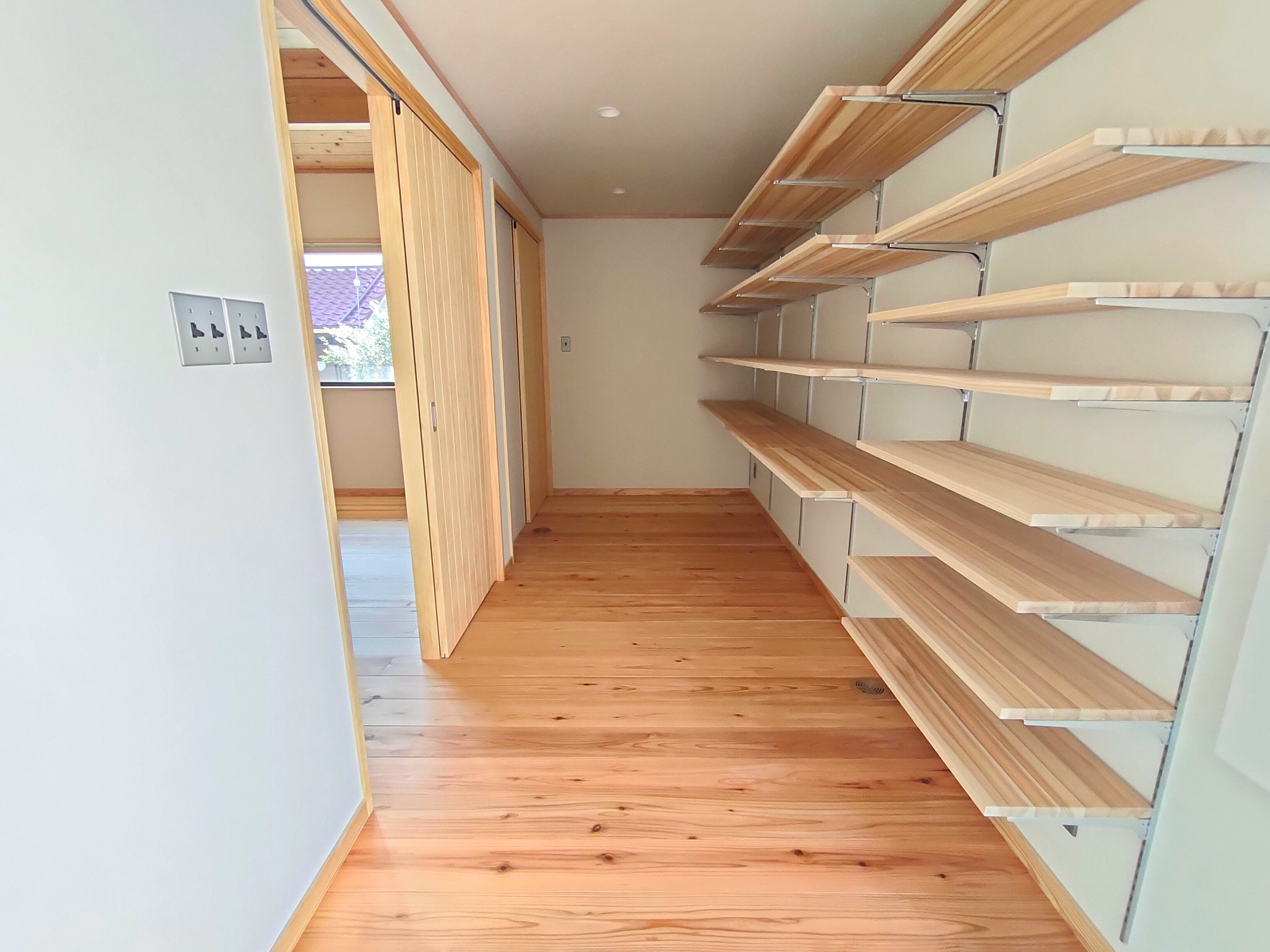 平屋施工例 玄関収納